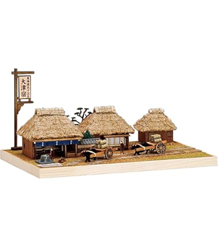 ウッディジョー 東海道五十三次シリーズ 丸子宿 木製模型 ノンスケール 組み立てキット n5ksbvb Amazon | ウッディジョー 東海道五十三次シリーズ 丸子宿 木製模型